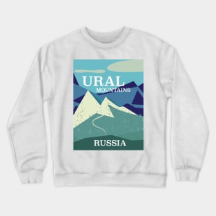 Ural Mountains Russia Crewneck Sweatshirt